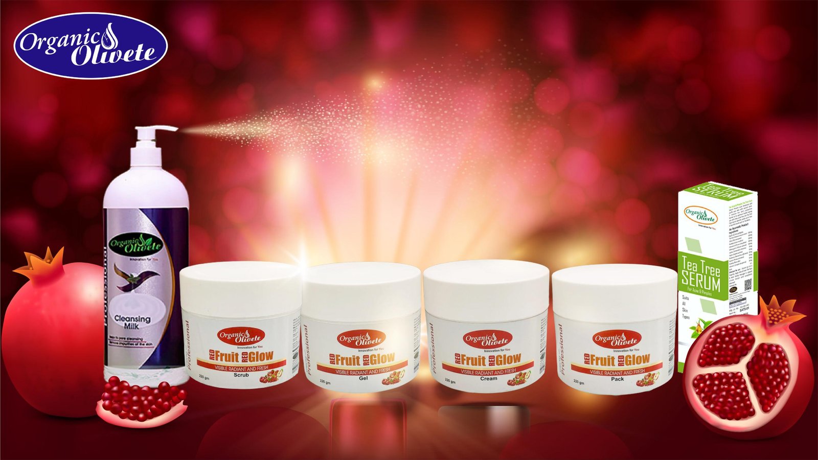 Red Fruit Red Glow Facial Cluster